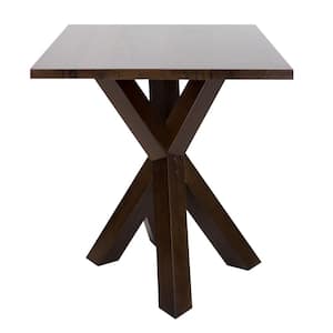 Ridgefield Natural Thick Solid Walnut Wood Top End Table
