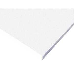 King Starboard Polymer Sheet - 24 in. x 27 in. x 1/2 in., White