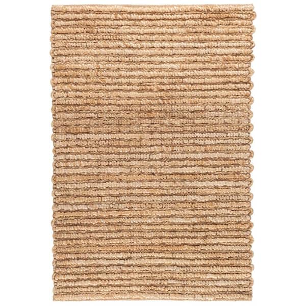 Dunes Handwoven Jute Natural 3 ft. x 8 ft. Indoor Runner Rug