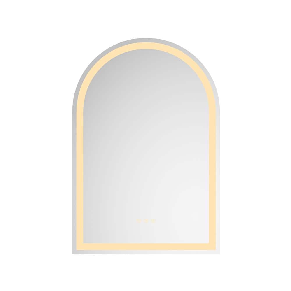 26 in. x38 in. LED Lighted Bathroom Mirror with High Lumen, Anti-Fog Separately Control, Dimmer Function, White price history on PriceWatchPro