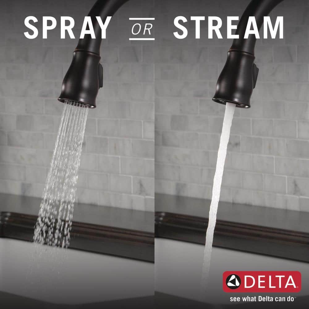 Venetian Bronze Pull-Down Kitchen Faucet with Spray