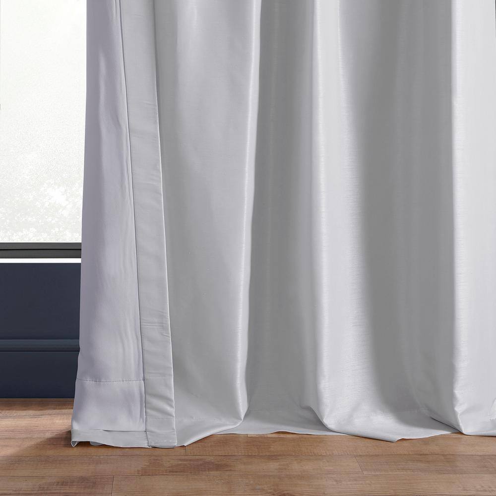 Ice Faux Silk Blackout Curtain Panel 50W x 96L