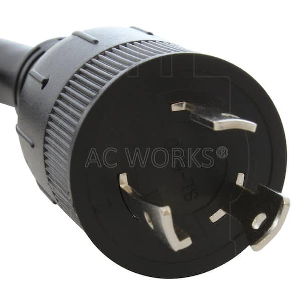 AC WORKS 16 Amp Gen 2 EV Charging NEMA L6-20 Adapter For Gen. II