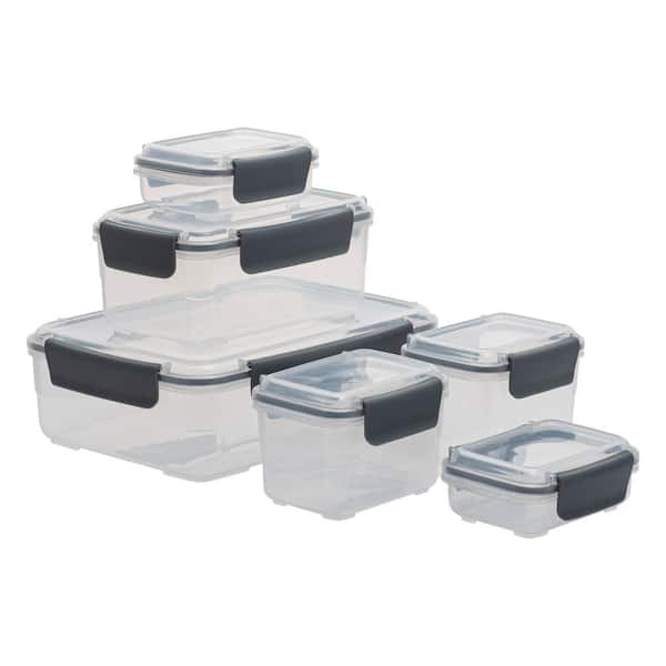 Kitchen Details 12 Piece Airtight Food, Cereal Storage Containers Asda