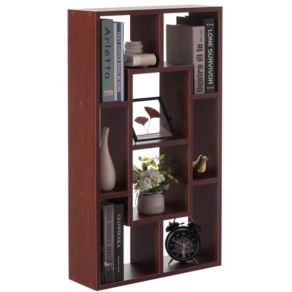 Modern 8 Tier Bookcase Wall Mount and Freestanding Storage Shelves For  Decoration Display, 1 unit - Kroger
