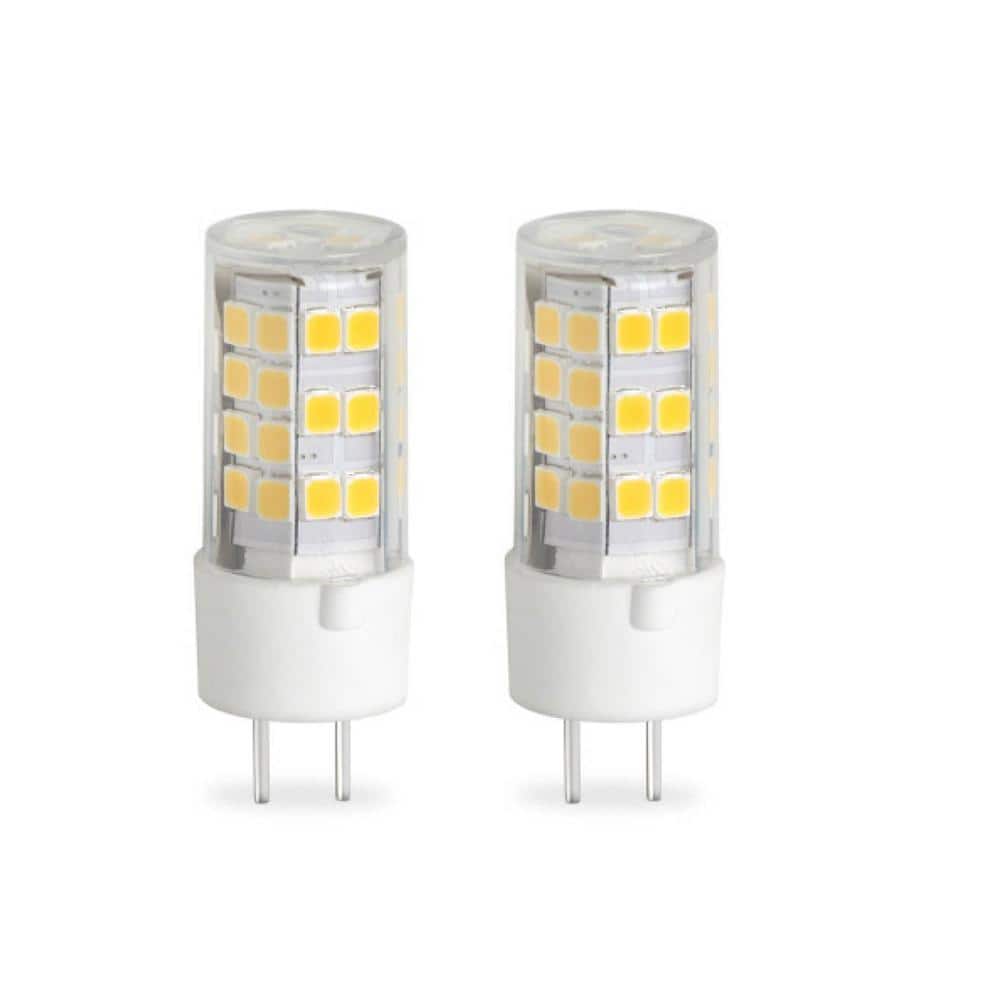 Bulbrite 35 - Watt Equivalent Warm White Light T6 (GY6.35) Bi-Pin, Dimmable Clear LED Light Bulb 2700K (2-Pack)