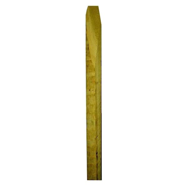 Unbranded 3 in. x 132 in. x 3 ft. Pressure-Treated Pine Wood Fence Post