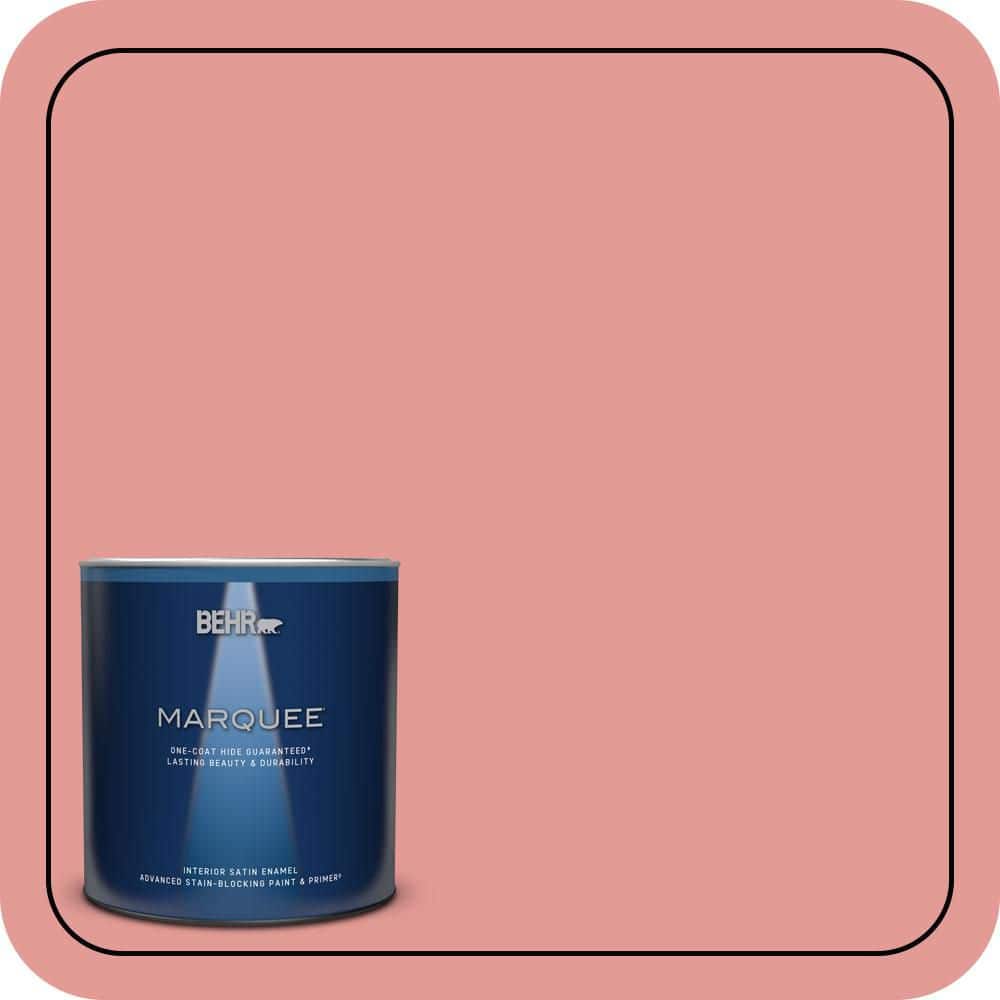 1 qt. #M160-4A Sunset Pink Satin Enamel Interior Paint & Primer price history on PriceWatchPro