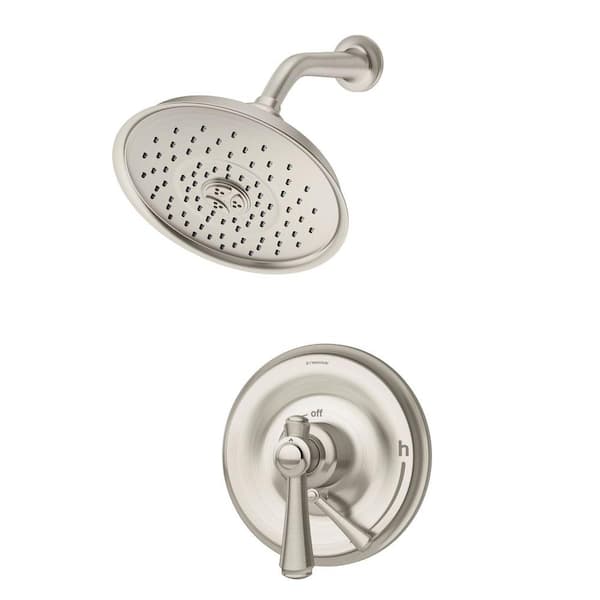 Symmons Degas 1-Handle Shower Faucet in Satin Nickel (Valve Included)