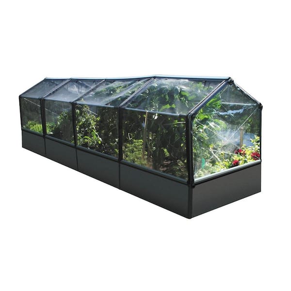 Unbranded Grow Camp 4 ft. x 20 ft. Modular Greenhouse