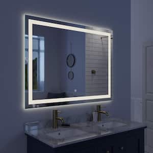 Lumina 48 in. x 36 in. Frameless LED Wall Mounted Lighted Vanity Mirror with Built-In Dimmer and Anti-Fog Feature