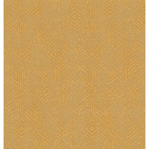Starlore - Sunshine - Brown 39.3 oz. Nylon Pattern Installed Carpet