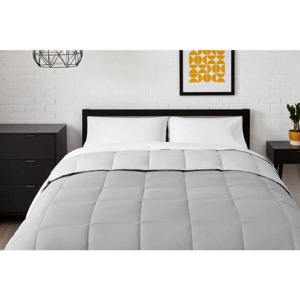 Boho Living Picadilly Blue and Gray Twin 4-Piece Microfiber Reversible  Comforter Set YMZ014855 - The Home Depot