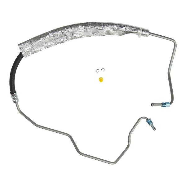 Edelmann 92124 Pressure Line Assembly - Power Steering Hose Replacement With Fittings