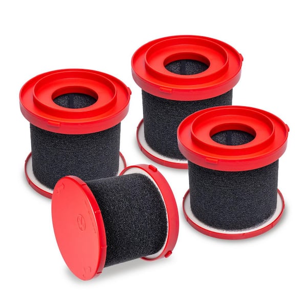 Foam Wet Filter for Milwaukee M18 0880-20, 0970-20 & M12 0960-20, 0960-21 Wet/Dry Vacuums, Filter Replacement (4-Pack)