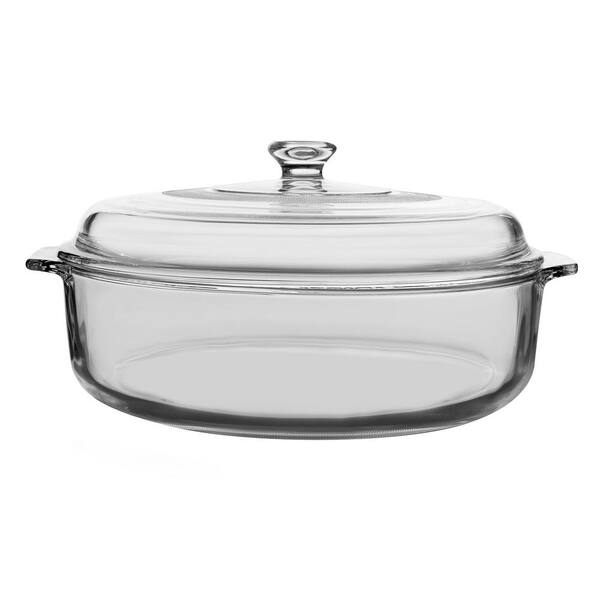 Libbey Bakers Basics 3-Piece Glass Casserole Baking Dish Set with Glass Covers