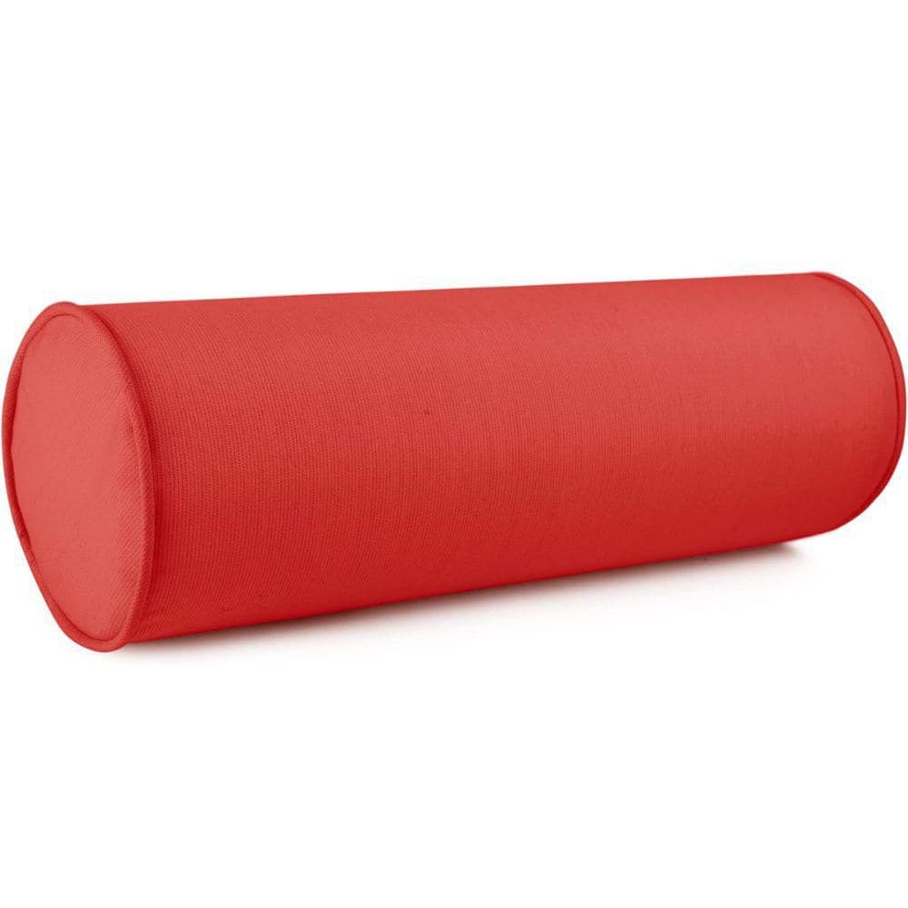 Sunbrella Zippered Neck Bolster Pillow, for Couch and Bed, Decorative Round Outdoor Throw Pillow Red (Set of 2) price history on PriceWatchPro