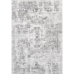 Bess Persian Vintage Machine Washable Ivory 4 ft. x 6 ft. Area Rug