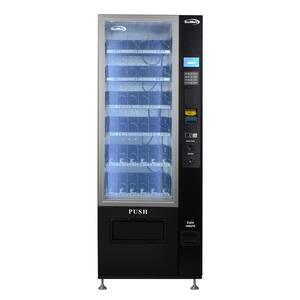 39 in. Refrigerated Vending Machine, 36 Slots With Bill and Coin Acceptor in Black, 35 cu. ft.