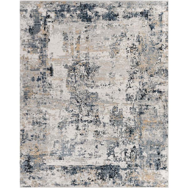 Livabliss Lancaster Gray 8 ft. x 10 ft. Indoor Area Rug