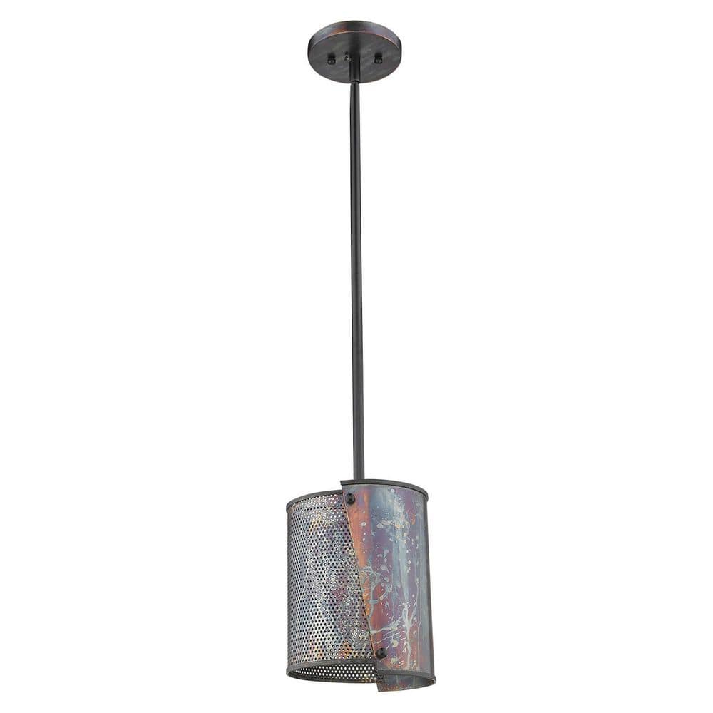 100-Watt 1-Light Bronze Pendant Light with Metal, No Bulbs Included price history on PriceWatchPro