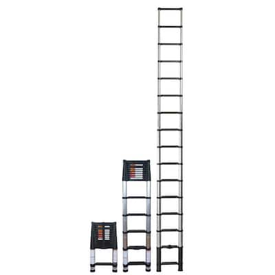 40 ft. Aluminum Extension Ladder (37 ft. Reach Height) with 250 lb. Load  Capacity Type I Duty Rating