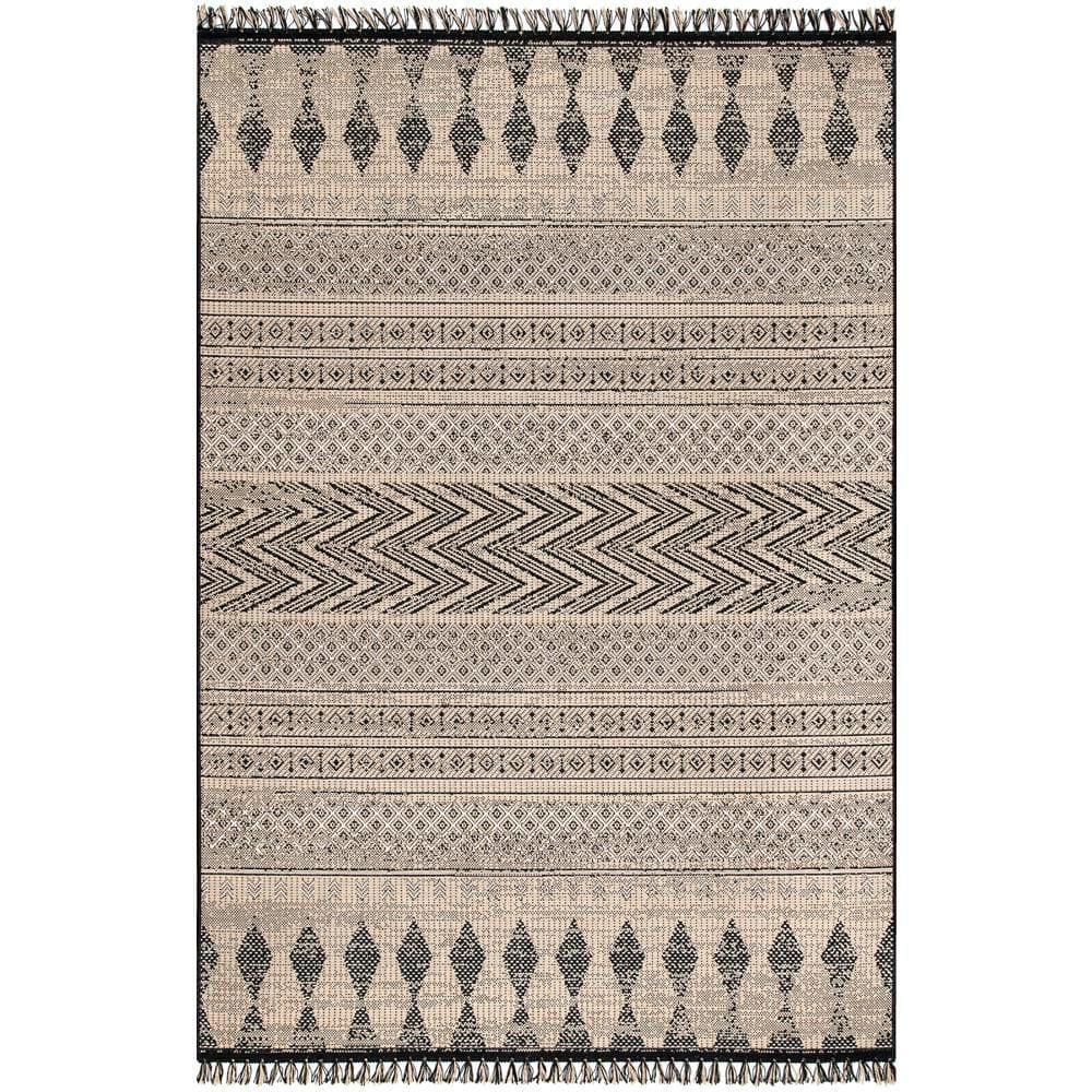 Nuloom Nicki Southwestern Gray 5 Ft X 8 Ft Indoor Outdoor Area Rug Cttr04a 508 The Home Depot