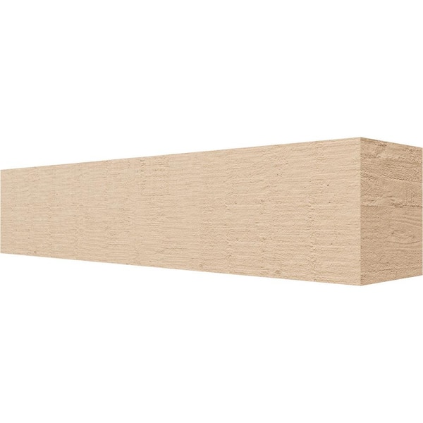 Ekena Millwork 6-in. x 6-in. x 28-in. Block Woodgrain, Primed Tan Timberthane Polyurethane Rafter Tail Brace