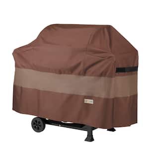 Duck Covers Ultimate 53 in. W x 25 in. D x 43 in. H BBQ Grill Cover in Mocha Cappuccino