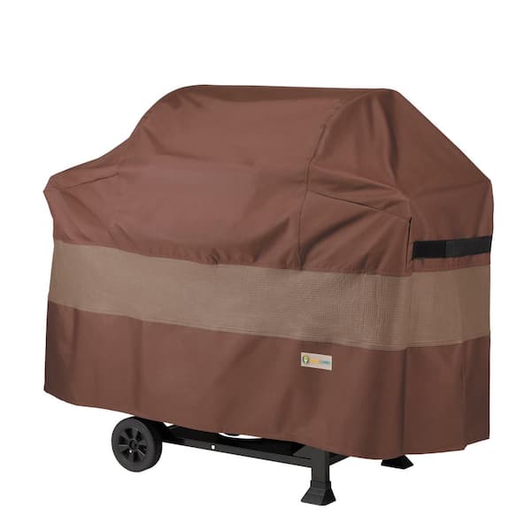 Classic Accessories Duck Covers Ultimate 59 in. W x 27 in. D x 42 in. H BBQ Grill Cover in Mocha Cappuccino