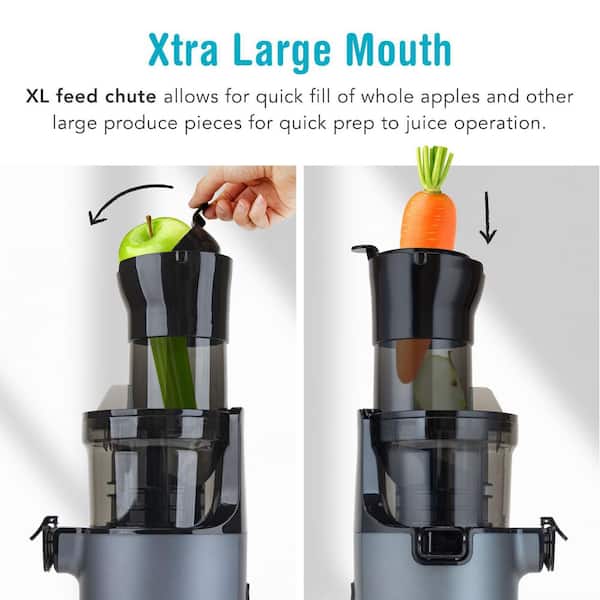 SJX-1 Gray Easy Cold Press with XL Feed Chute and Footprint SJX-1GY-A - The Home Depot