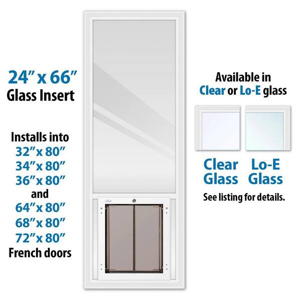 French door outlet dog insert