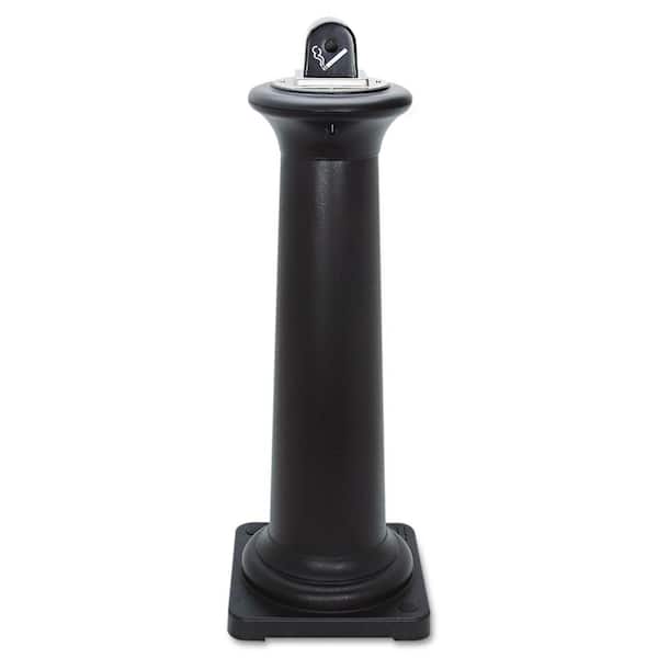 Rubbermaid Commercial Products GroundsKeeper Tuscan Iron Black Smoking Receptacle