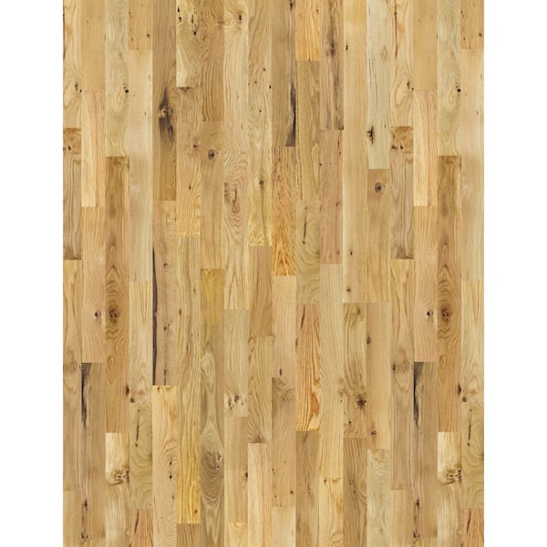 Prefinished Character Natural White Oak 3/4 in. T x 2.25 in. W Solid Hardwood Flooring (25.00 sq. ft./Case)
