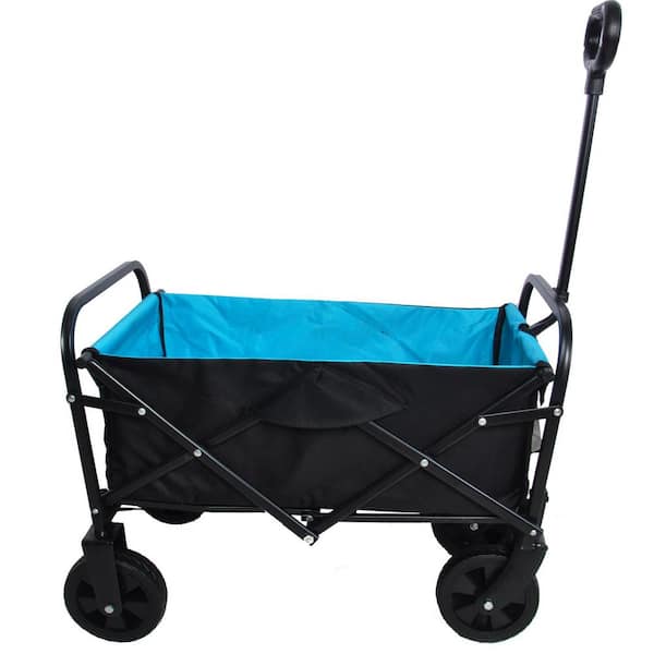 Blue Hawk 6-cu ft Steel Folding Yard Cart at