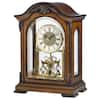 Bulova B1845 Durant Walnut Brown Wood And Glass Revolving Pendulum ...