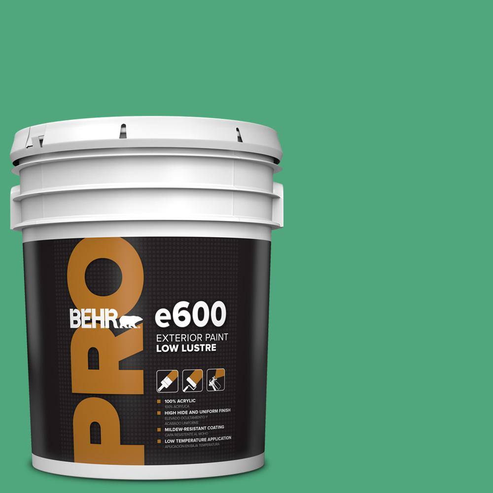 5 gal. #P420-5 Shamrock Green Low Luster Exterior Paint price history on PriceWatchPro