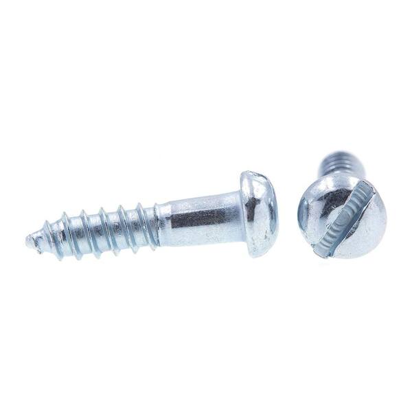 Zinc Plated Steel 4 X 1//2 in 50-Pack Prime-Line 9198490 Wood Screws Flat Head Slotted Drive