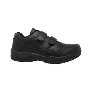 Men's Uniform Slip Resistant Athletic Shoes - Soft Toe - Black Size 13(M)