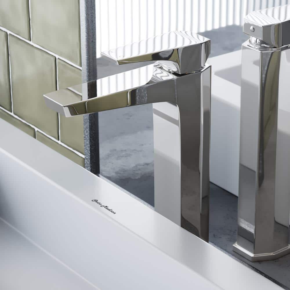 Voltaire Chrome Single-Handle High Arc Bathroom Faucet