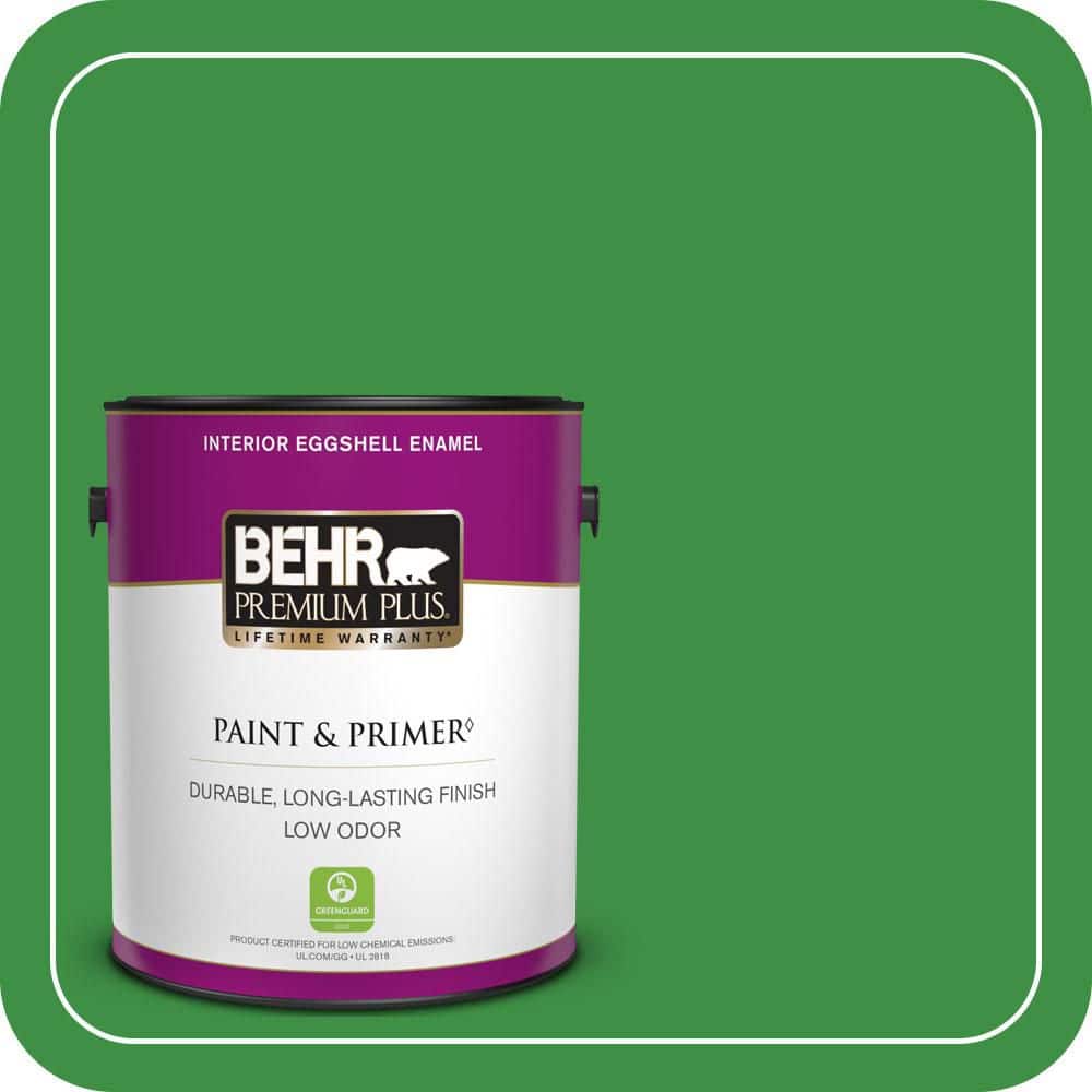 1 gal. #440B-7 Par Four Green Eggshell Enamel Low Odor Interior Paint & Primer price history on PriceWatchPro