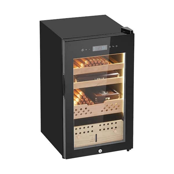 Electric Humidor, 70L, 400 Counts Electric Cigar Humidor Cabinet with Compressor Cooling, Constant Humidity