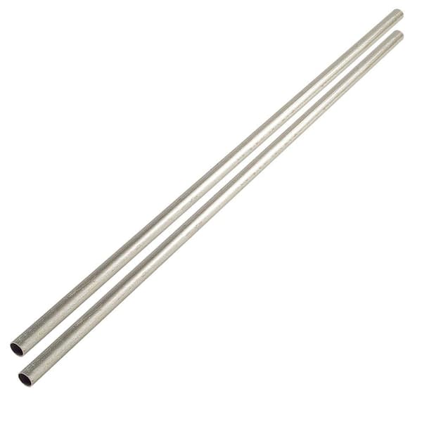 Tommy Docks 4 ft. Long Galvanized Steel Dock Pipe for Dock Decking in Boat Dock Systems, 2-Pack