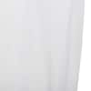 Close-up of the antique white table surface.