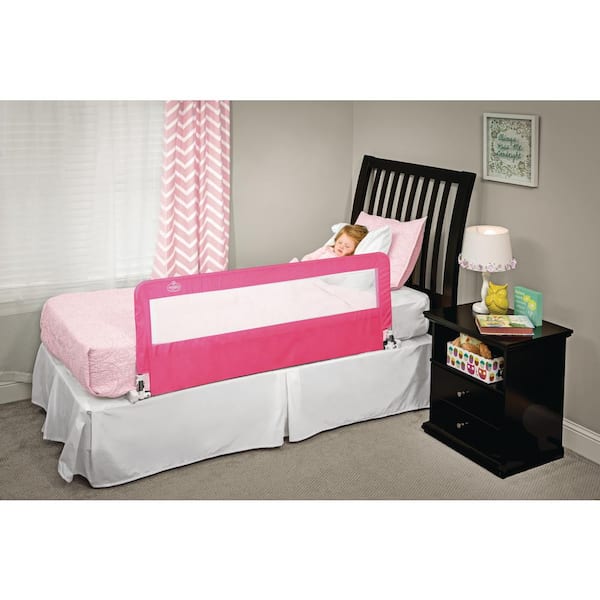 Regalo Pink HideAway Extra Long Bed Rail-5030 HD DS - The Home Depot