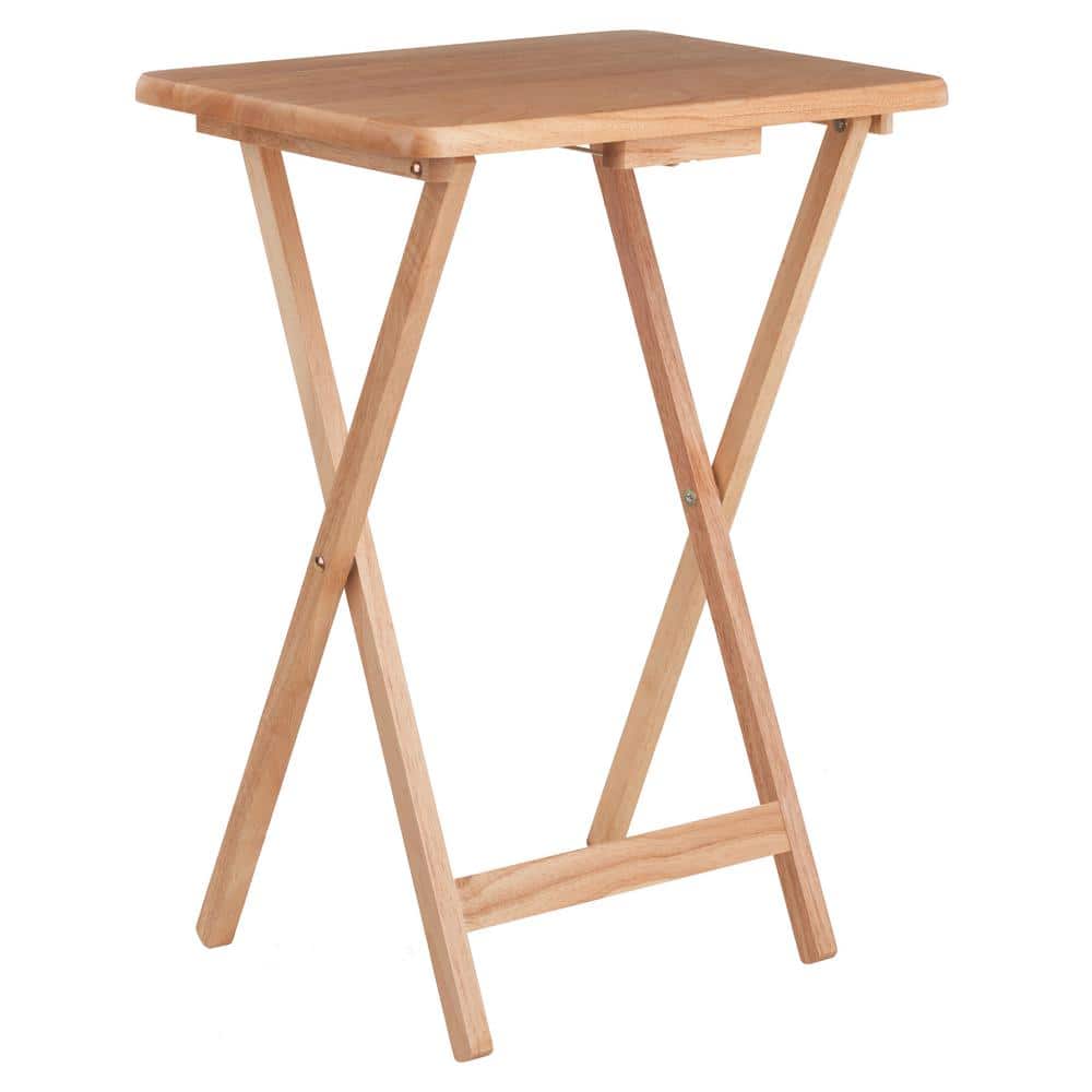 Alex 19.06 in. Natural 2-Piece Snack Table - thumbnail 8