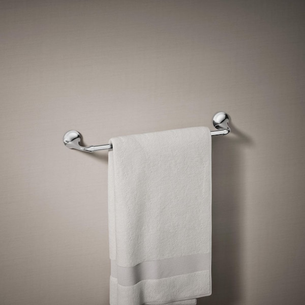 Elliston 18 in. Towel Bar in Polished Chrome