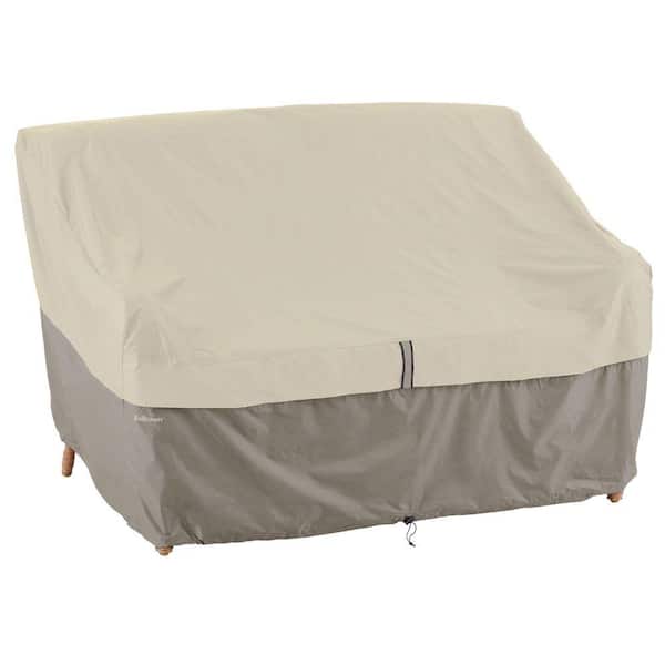 Classic Accessories Belltown Small Sidewalk Grey Patio Loveseat Cover