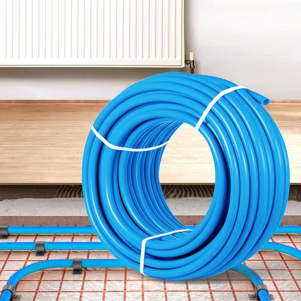 Pex Tubing, 1 in. 300 ft. Flexible Pipe, Non-Oxygen Barrier, 80-160psi for Hot/Cold Water, Radiant Heating