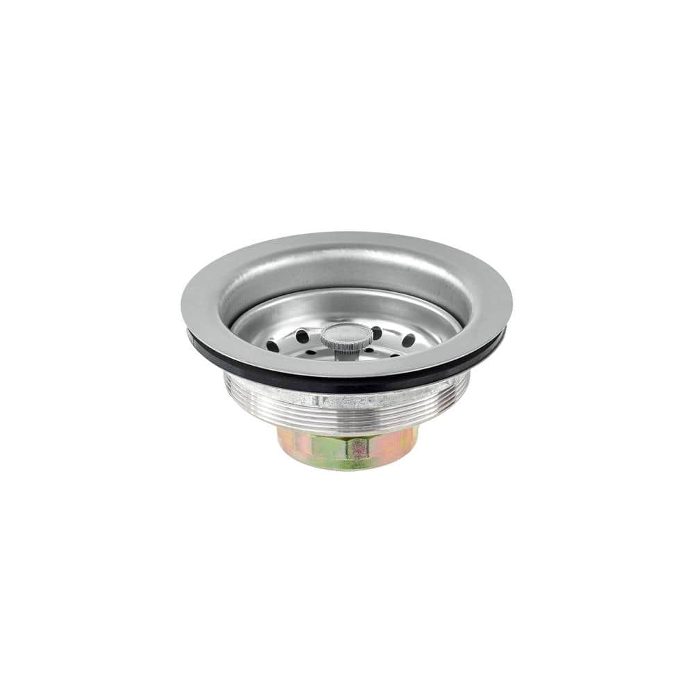 Stainless Steel Kitchen Sink Strainer with Polished Finish